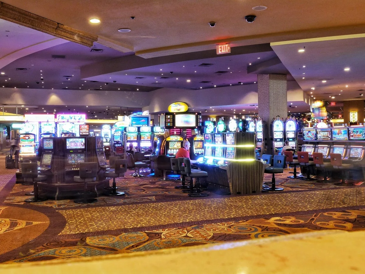 L'intérieur d'un casino de Las Vegas