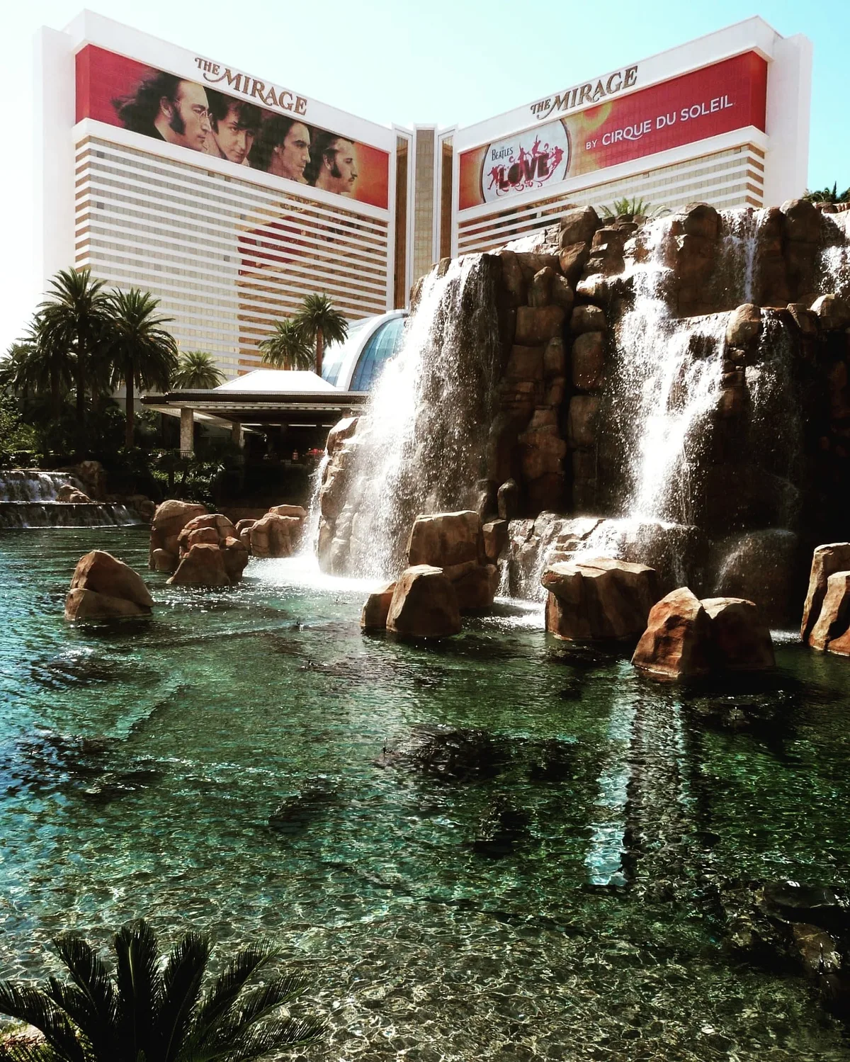 L'hôtel The Mirage à Las Vegas