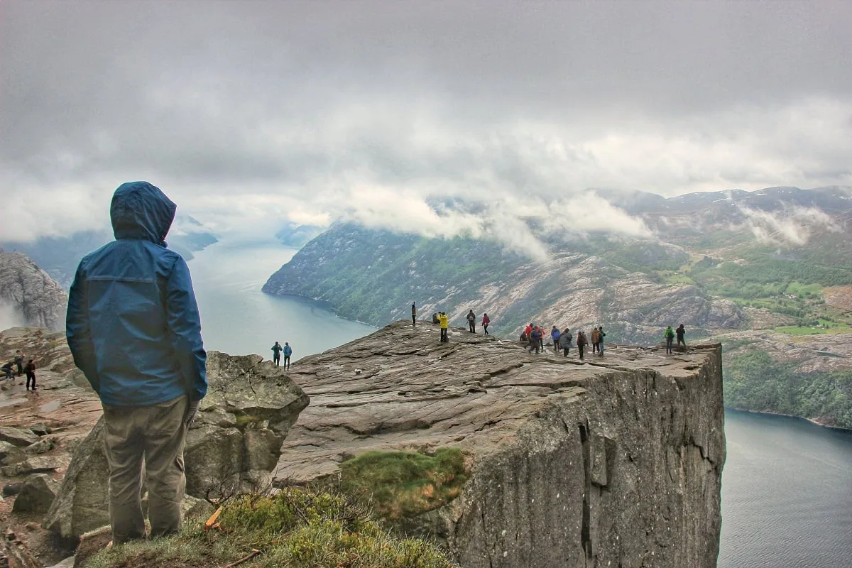 La vue sur le Pulpit Rock et le Lysefjord