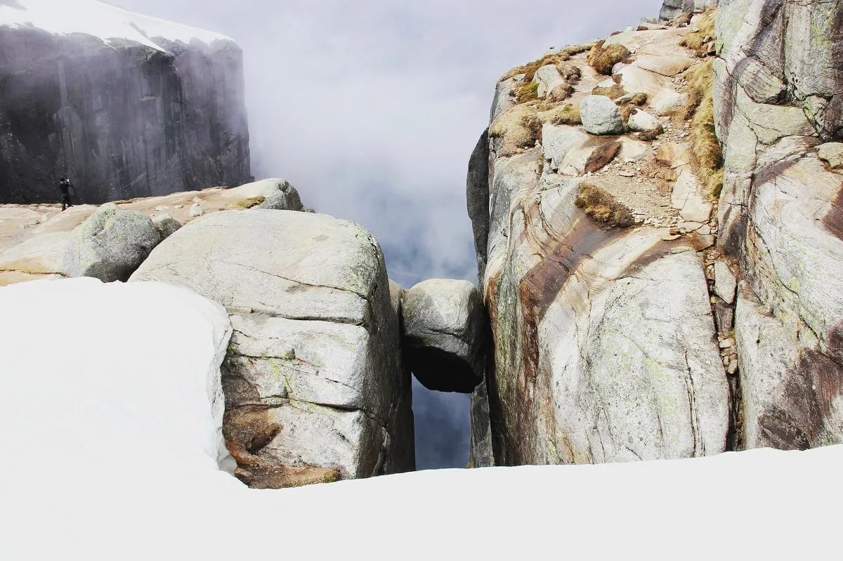 Le rocher Kjerag en Norvège