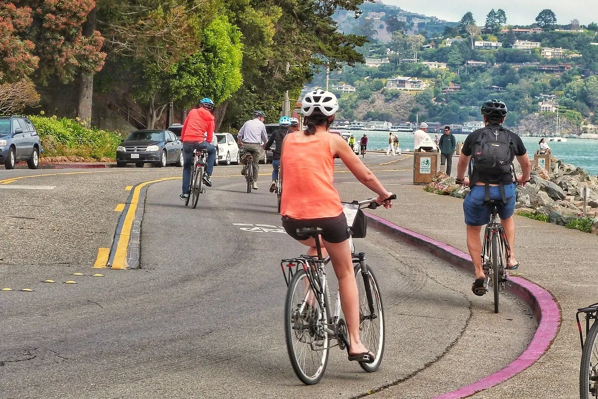 Se balader en vélo aux abords de San Francisco