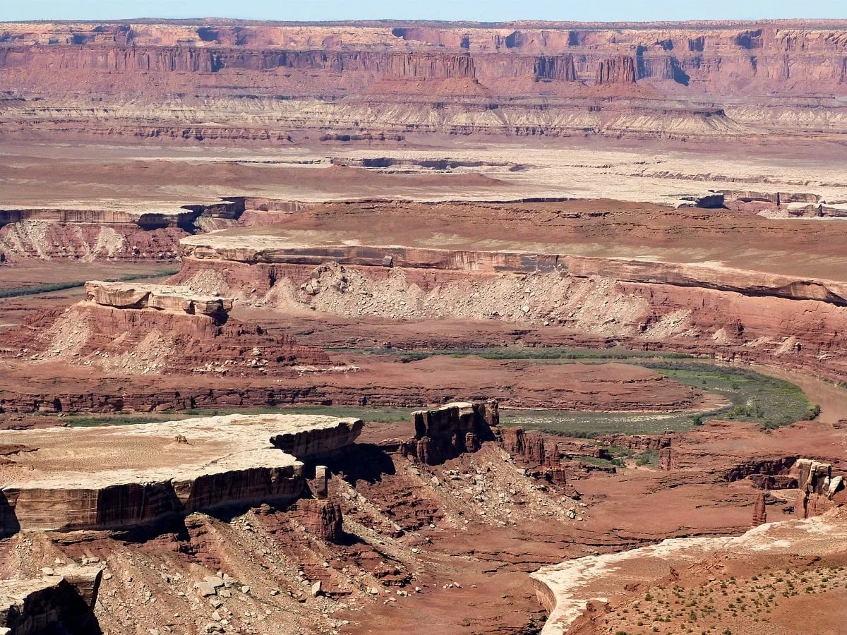 La vue sur le canyon à Canyonlands