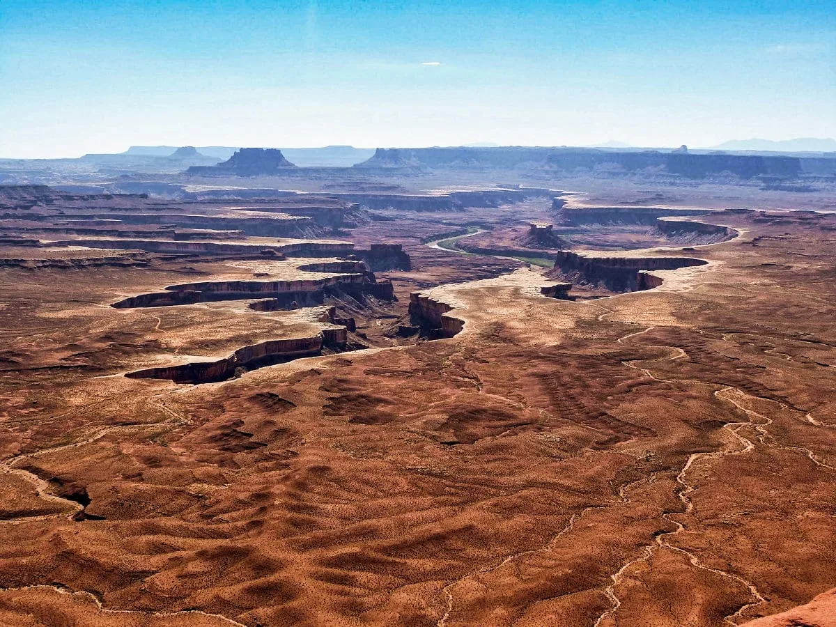 Island in the sky à Canyonlands (point de vue sur le canyon)