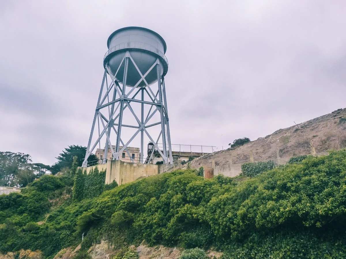Citerne dans la prison d'Alcatraz