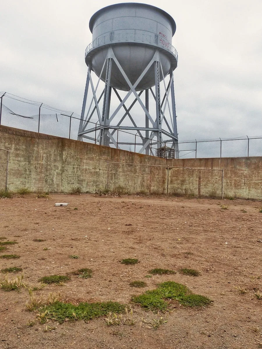 Un terrain de détente d'Alcatraz