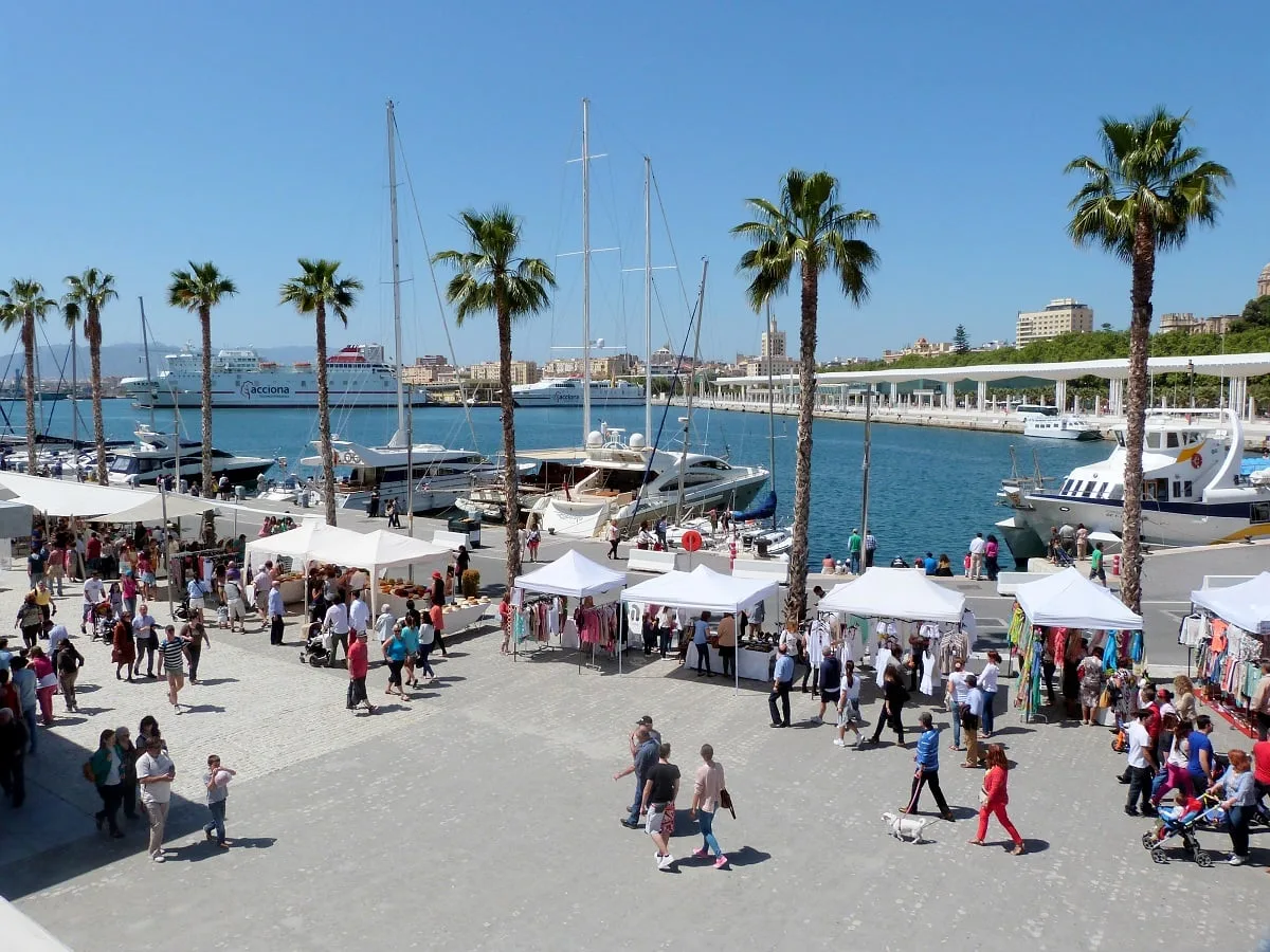 Le port de Malaga