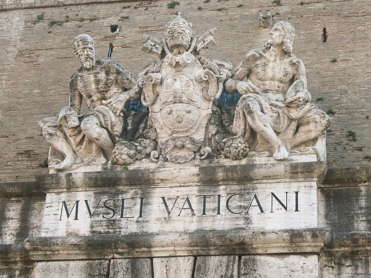 L'entrée des musées du Vatican