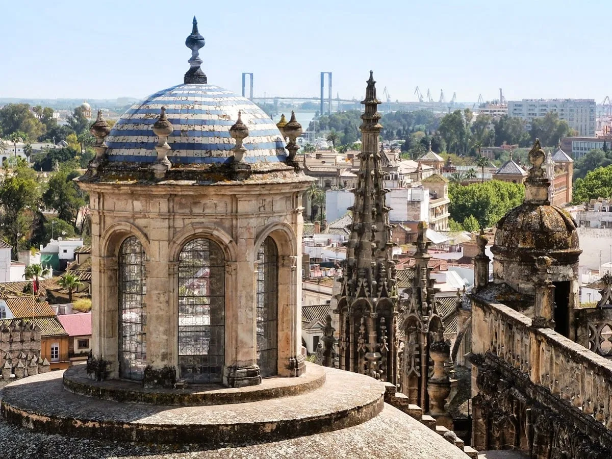 La vue depuis la cathédrale de Séville