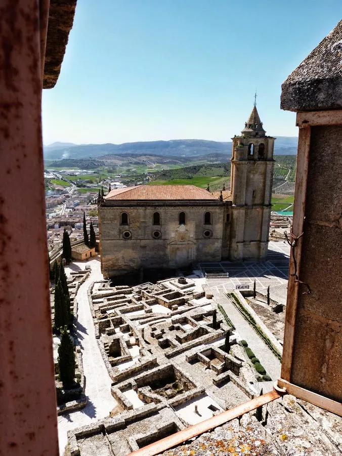 La forteresse de la Mota, sur la route entre Grenade et Cordoue