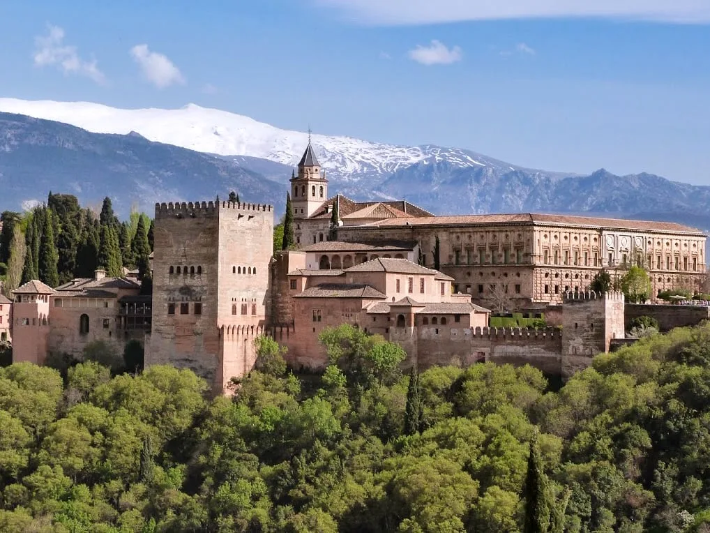 La vue sur l'Alhambra depuis le Mirador de San Nicolás , dans Grenade