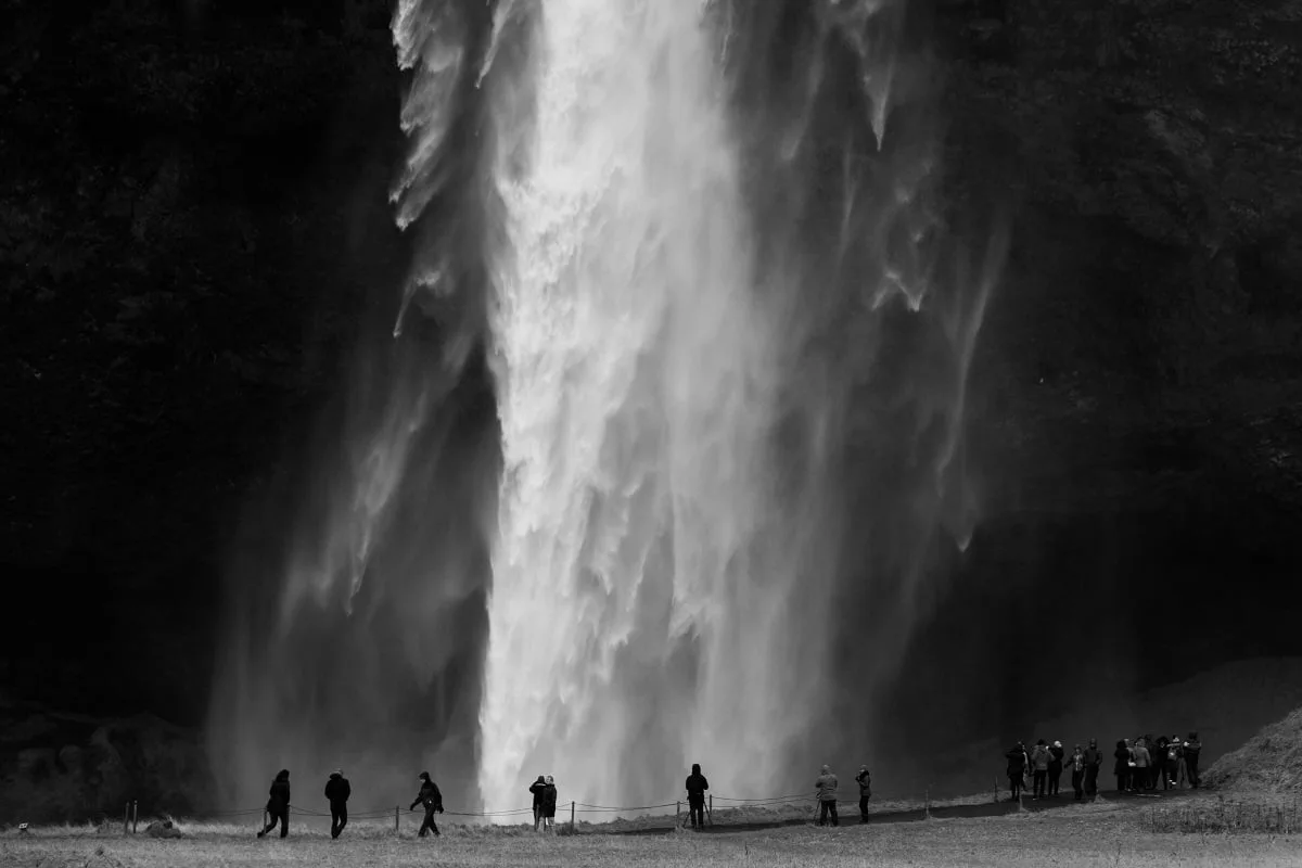 La cascade de Seljalandsfoss en Islande