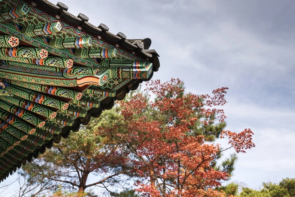 Un temple bouddhiste à Séoul