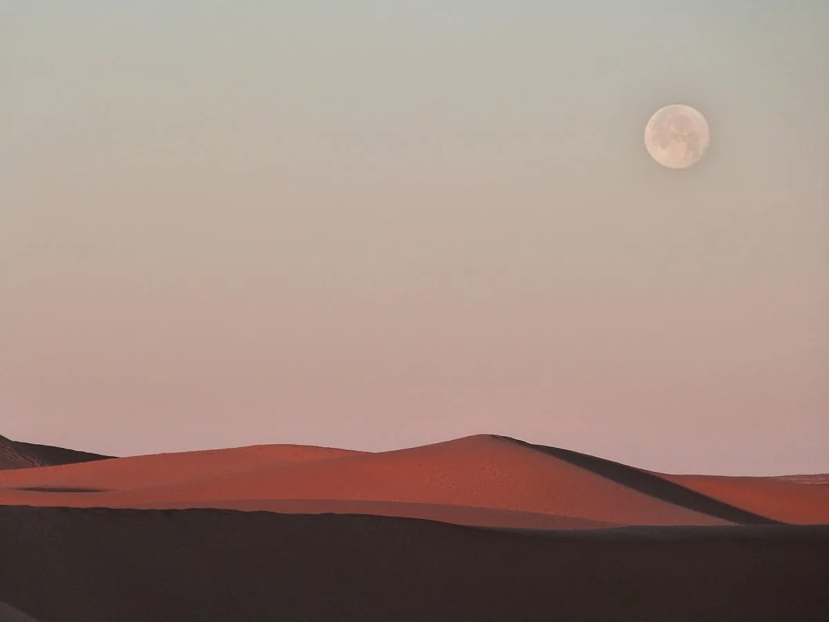 Dans le désert de Merzouga - Maroc