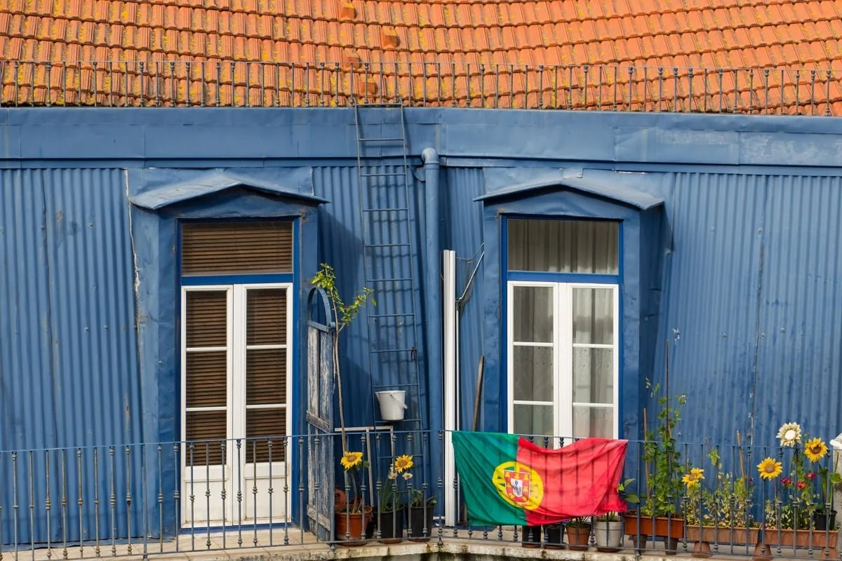 Une façade colorée à Lisbonne