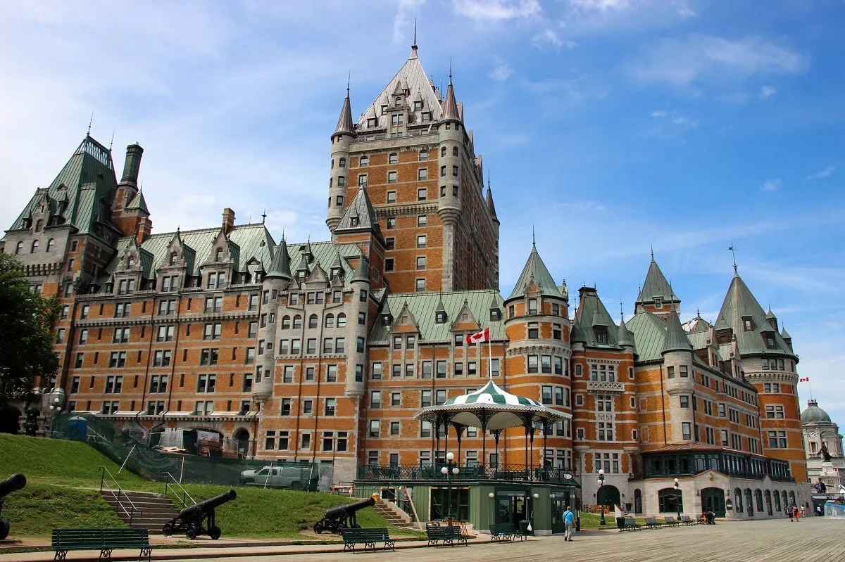 Le château de Frontenac à Québec