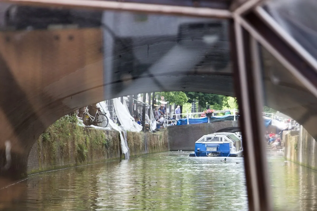Balade en bateau sur les canaux de Delft