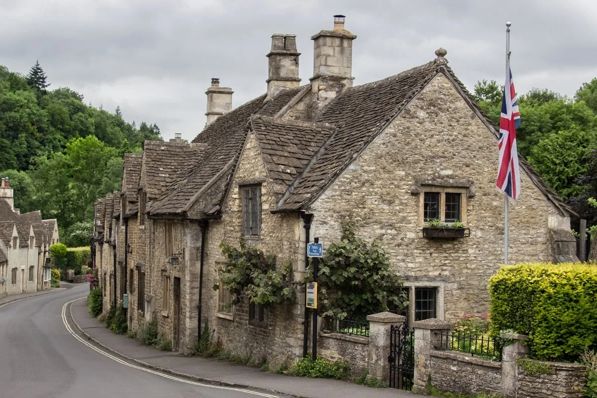 Les maisons du centre de Castle Combe