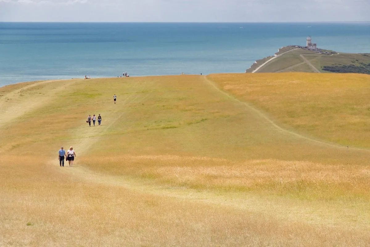 Le Beachy Head : immense falaise de craie propice aux promenades