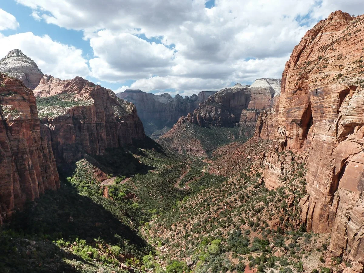 Zion National Park : point de vue du Canyon Overview
