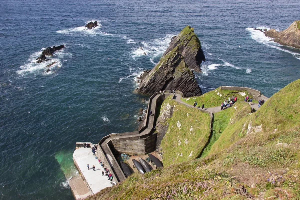 Le Dunquin Harbour : embarcadère pour les îles Blasket