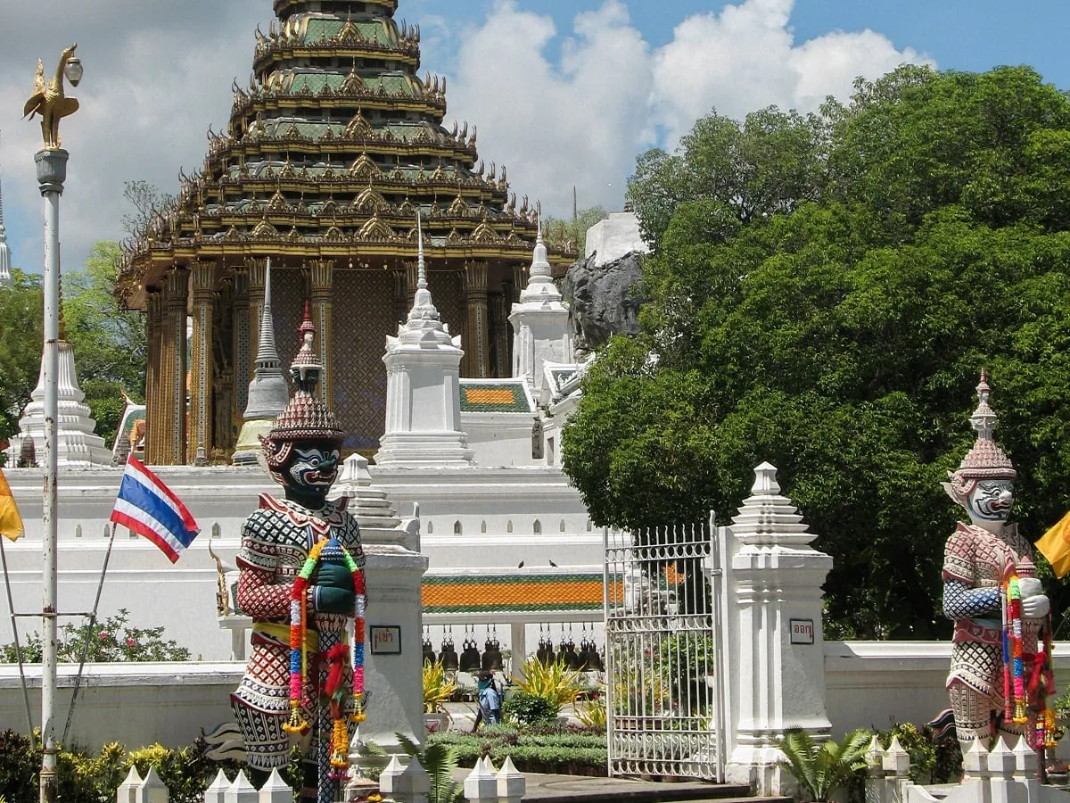 Le temple de l'empreinte de Bouddha en Thaïlande