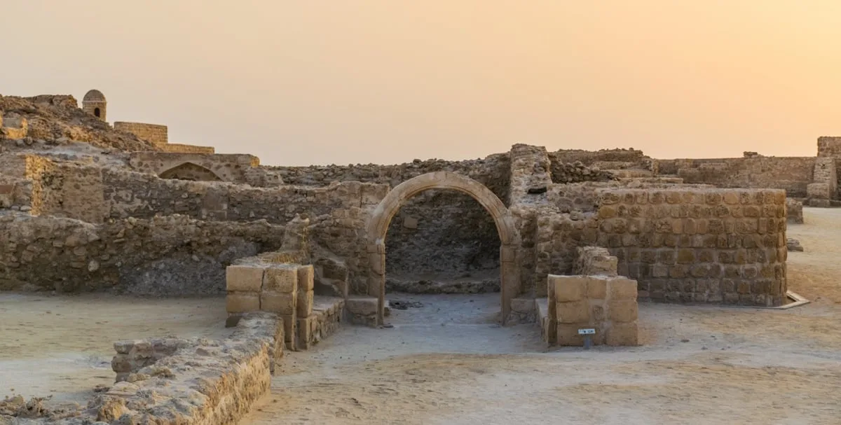 Coucher de soleil sur Qal’at al-Bahreïn