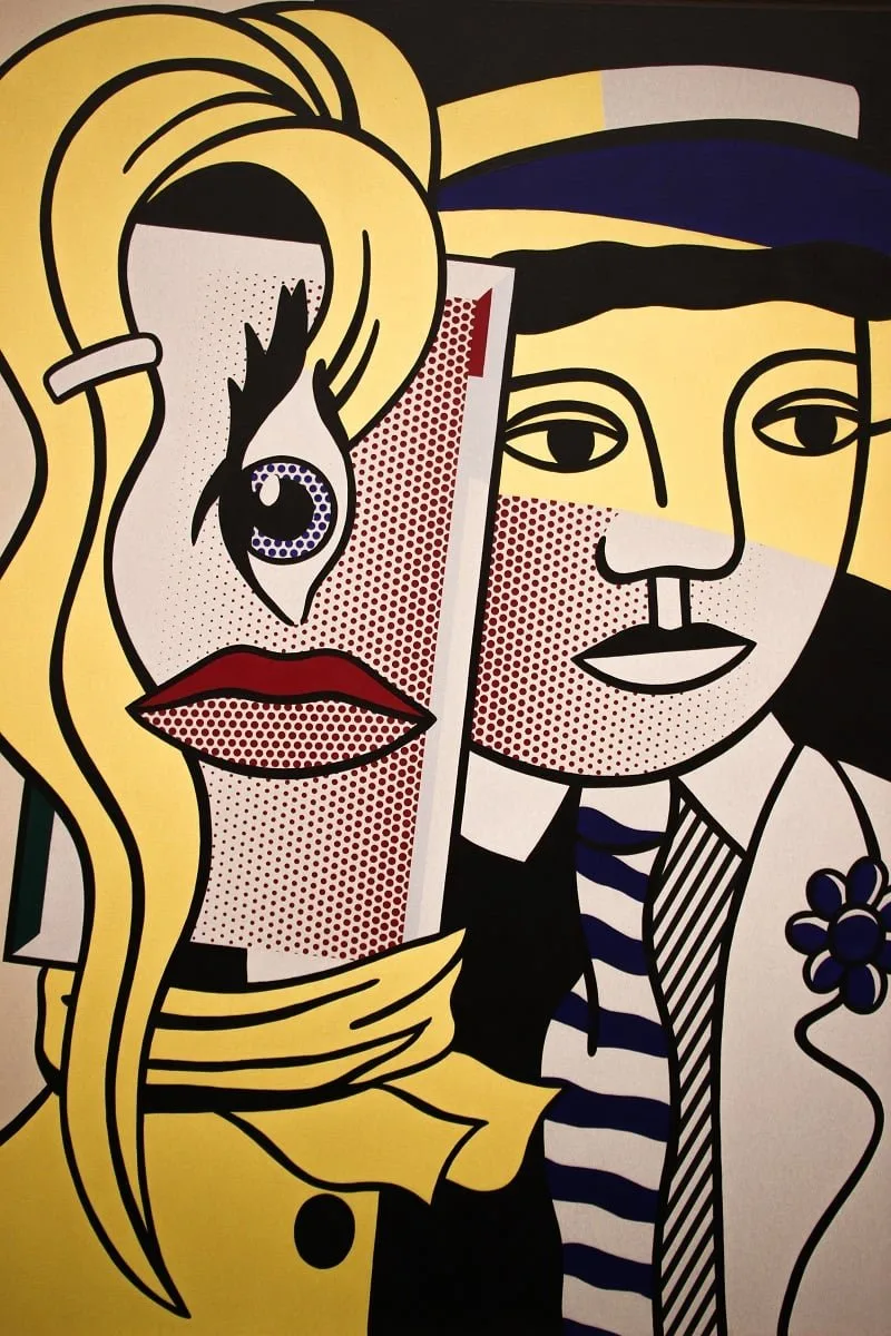 Un tableau de Roy Lichtenstein exposé au MET à New-York