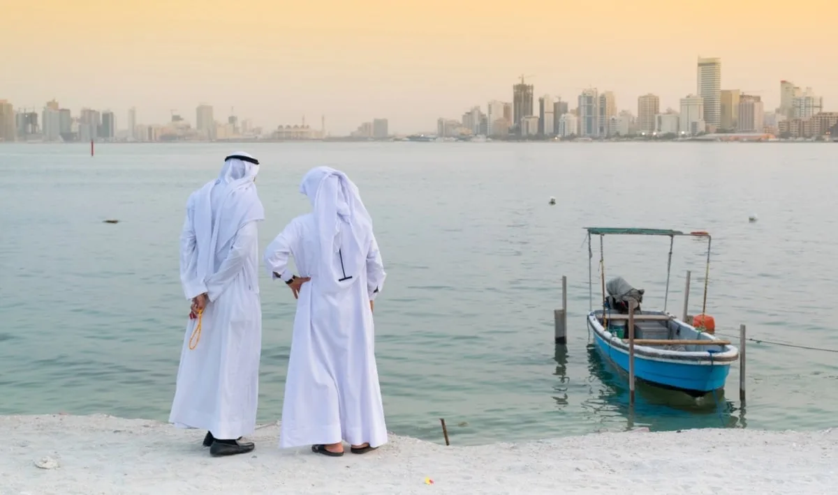 Coucher de soleil dans la baie du Bahreïn