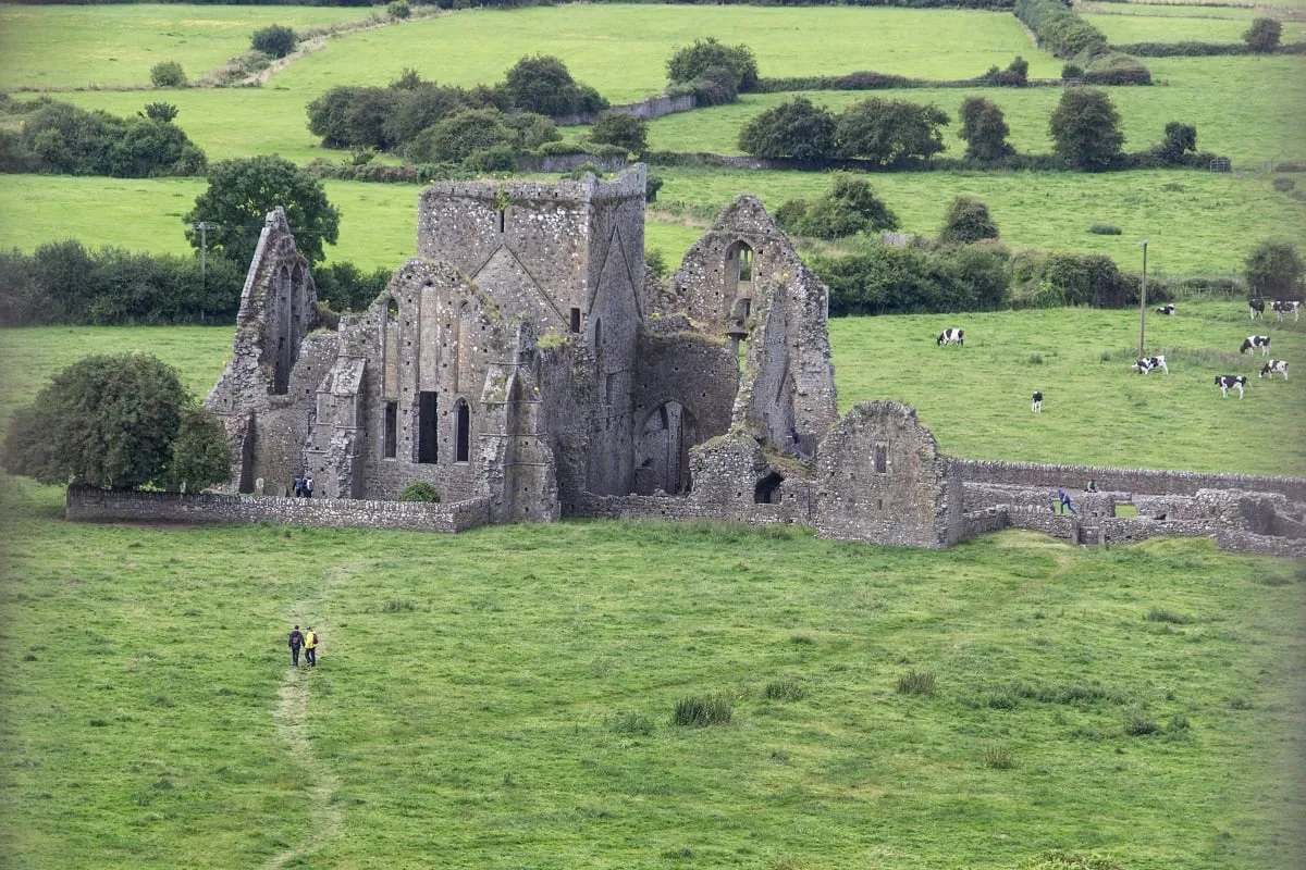 L'abbaye de Hore, en contrebas du Rock of Cashel