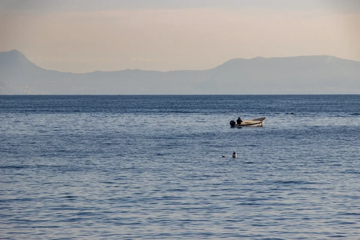Dans la baie de Naples