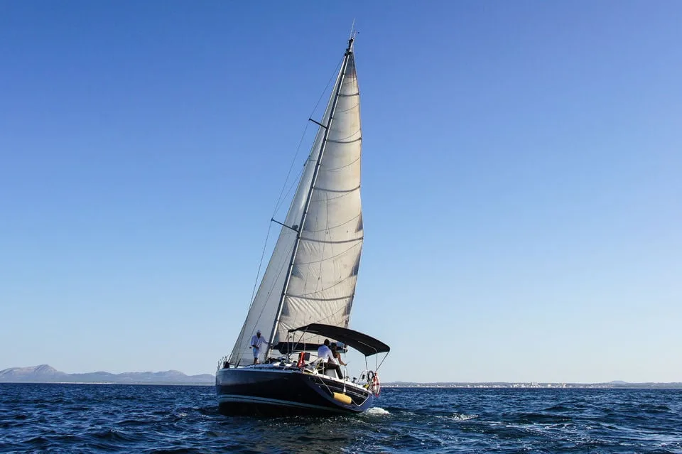 Catamaran dans la baie d'Alcudia