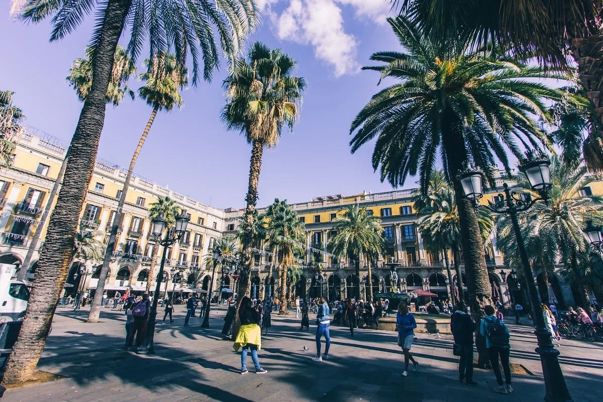 La place Royale de Barcelone