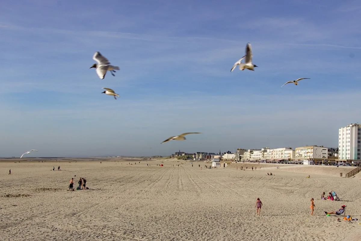 La plage de Berck sur Mer