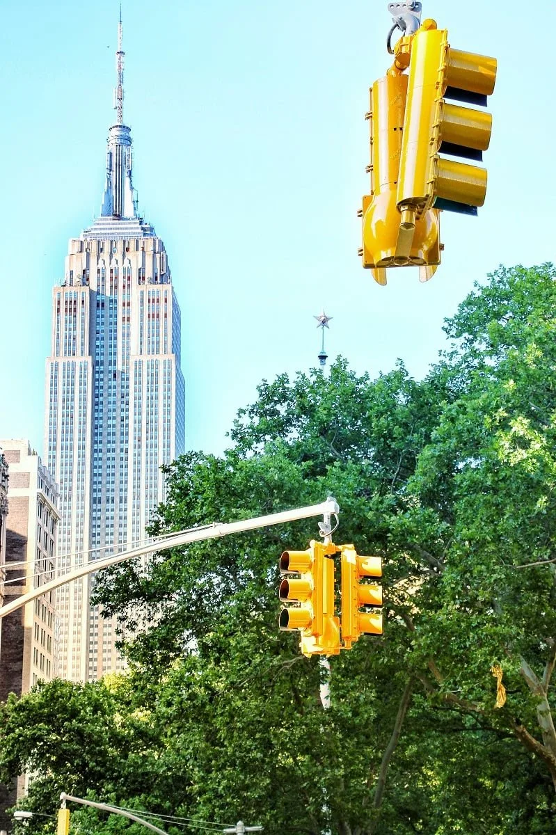 L'Empire State Building sur la 5ème Avenue