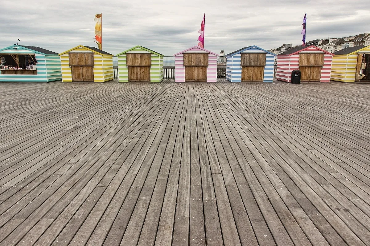 Les cabanes du pier de Hastings