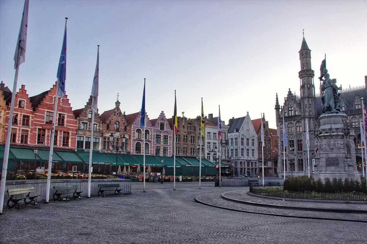 La Grand place de Bruges