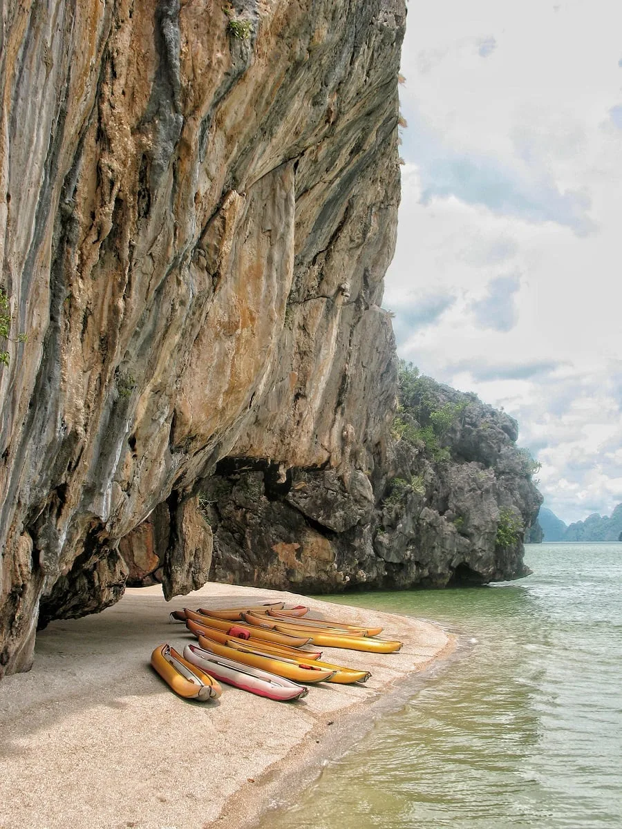 Une plage sur la James Bond Island