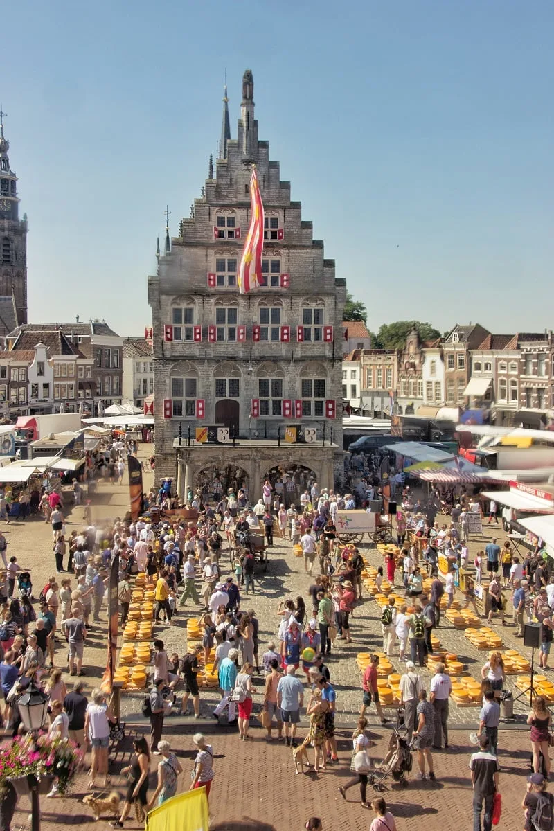 Le marché au fromage de Gouda