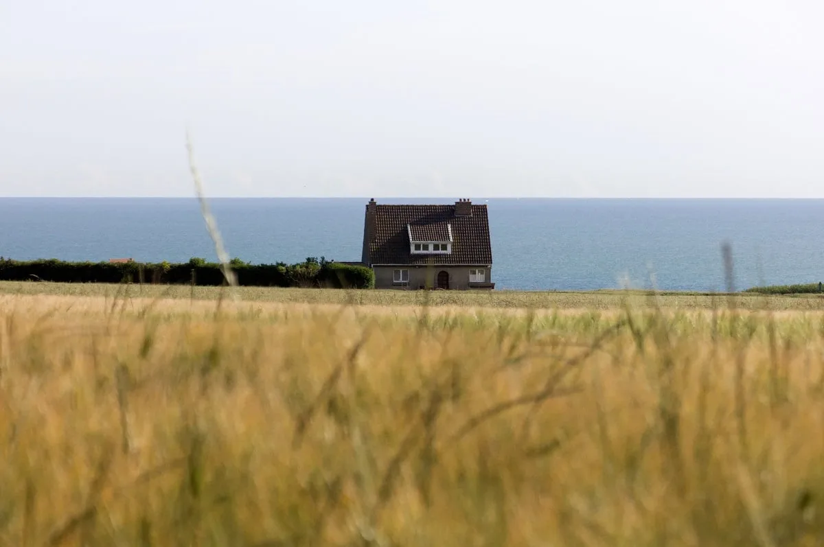 Paysage de la Côte d'Opale au début de l'été