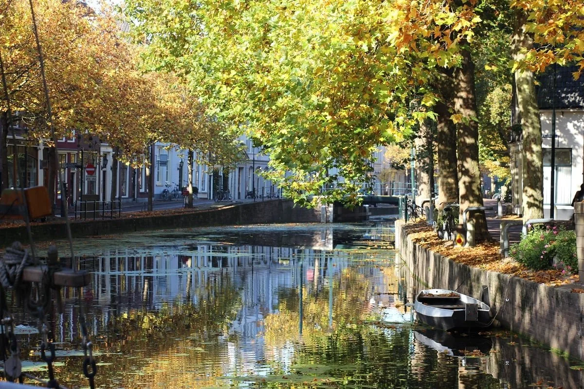 Visiter Gouda en automne avec ses belles couleurs