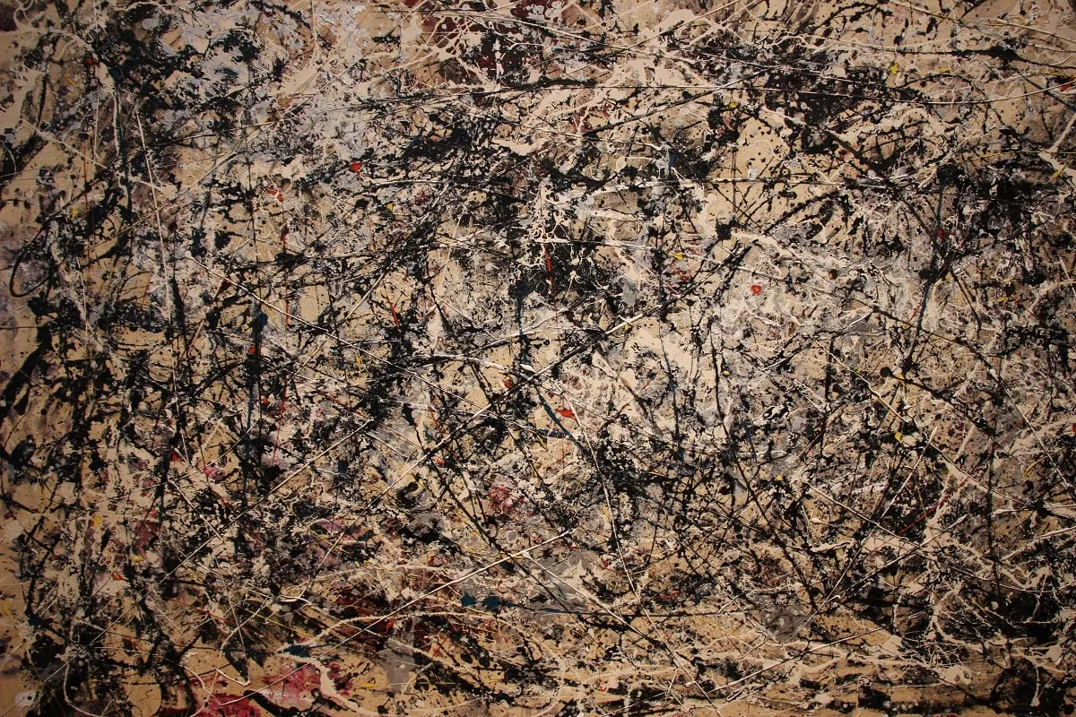 Une peinture de Jackson Pollock au MOMA
