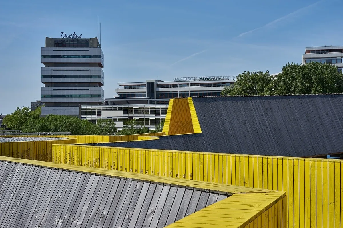 Passerelle Luchtsingel de Rotterdam