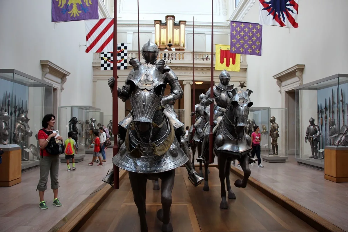 Des armures à découvrir lors de la visite du MET de New-York
