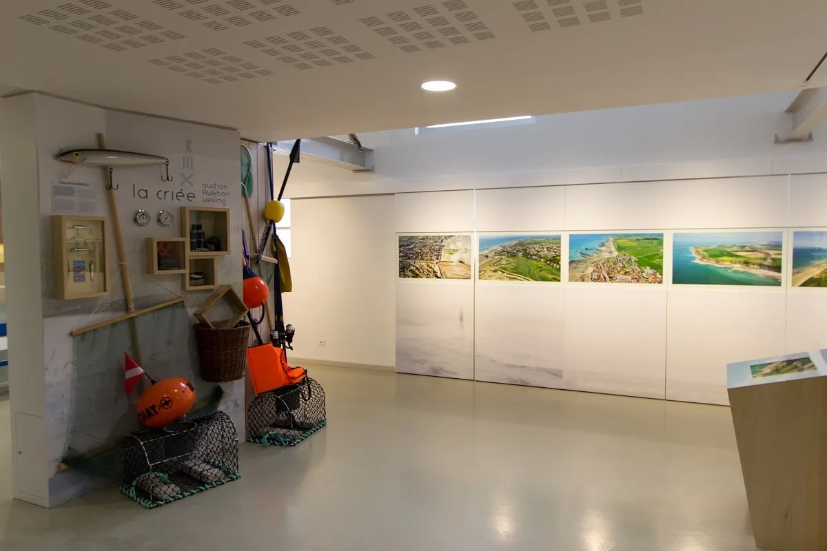 La partie musée de la Maison du grand site des deux caps
