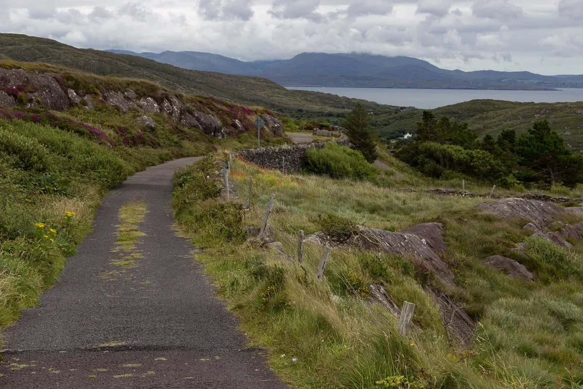 Petit chemin dans la région du Ring of Kerry