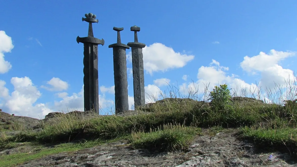 Les trois épées près de Stavanger