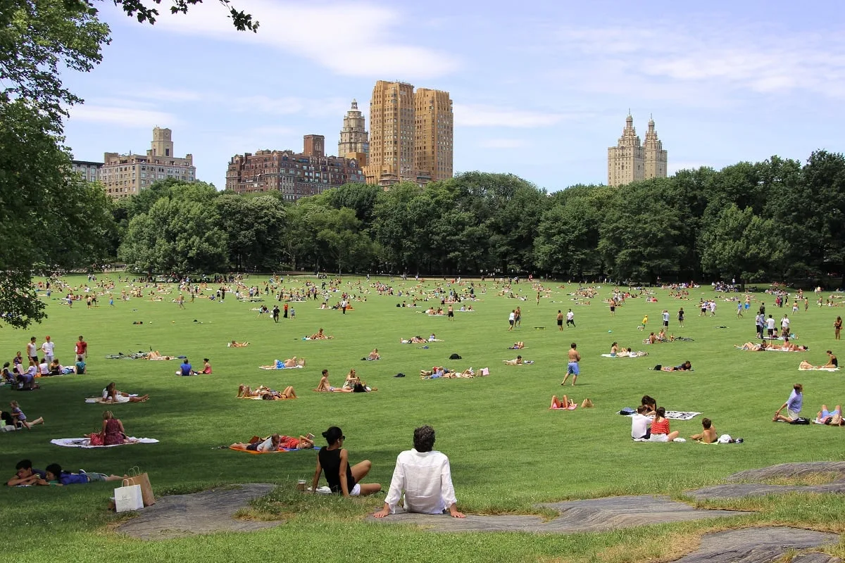 Dans Central Park à New-York