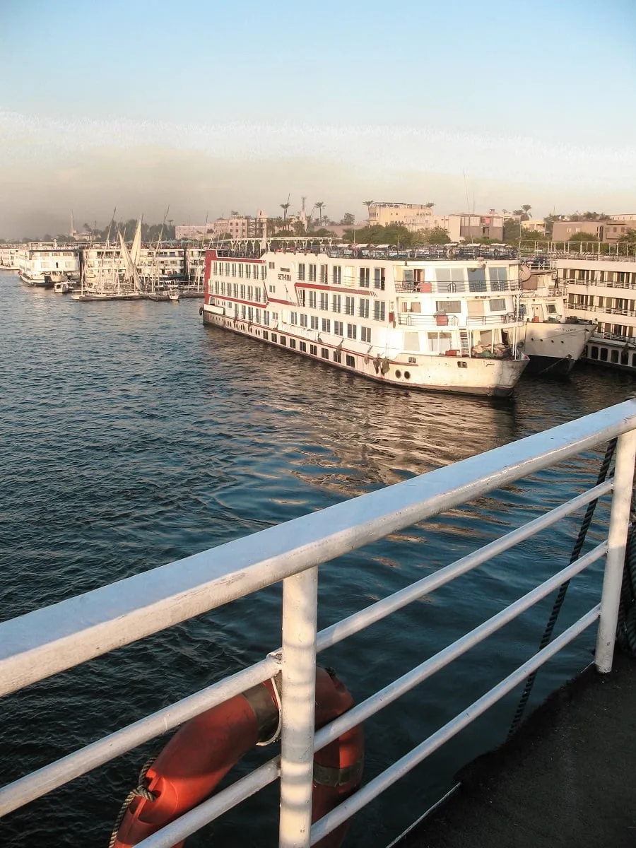 Bateaux de croisière sur le Nil