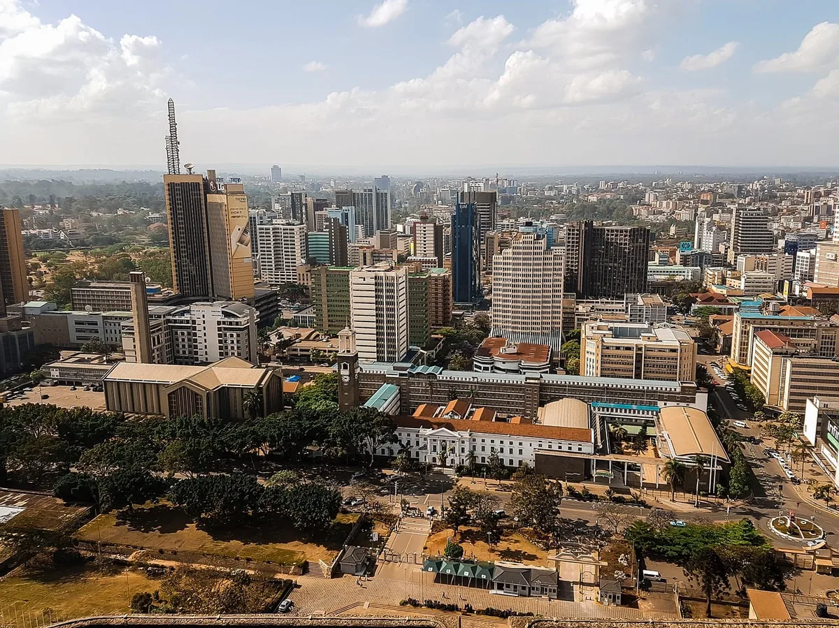 Vue sur Nairobi depuis les hauteurs