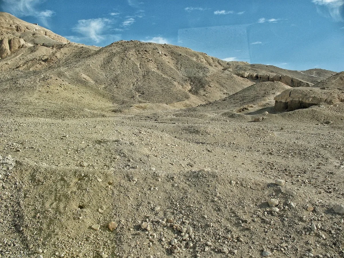 Dans la Vallée des Rois en Egypte